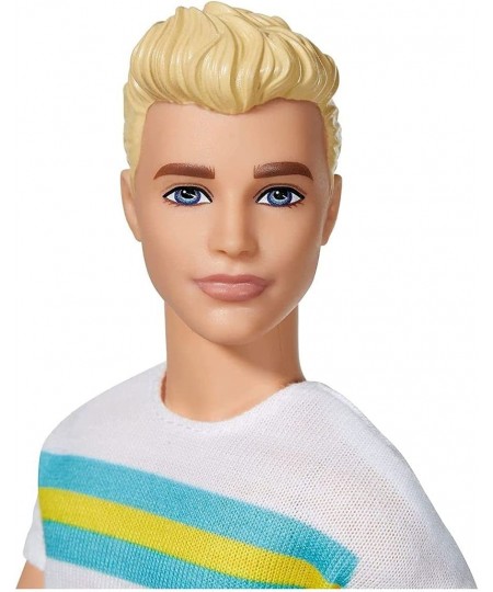 Ken 60th Anniversary Doll 2 in Throwback Workout Look with T-Shirt Athleisure Pants Sneakers & Hand Weight Kids 3 to 8 Years ...