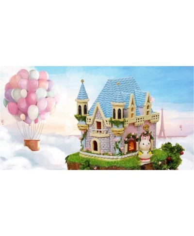 Dollhouse Miniature DIY House Kit Creative Room with Furniture for Romantic Valentine's Gift (Dream of Sky) $44.73 - Dollhouses