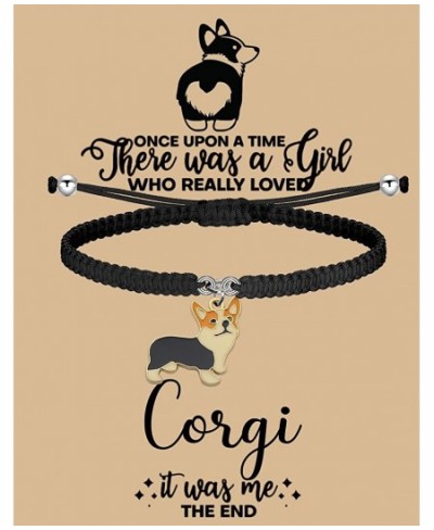 Corgi Gift Corgi Owner Gift Corgi Bracelet There Was A Girl Who Really Loved Corgi Gift for Girl $28.50 - Kids' Dress-Up Acce...