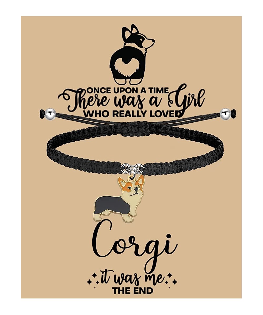 Corgi Gift Corgi Owner Gift Corgi Bracelet There Was A Girl Who Really Loved Corgi Gift for Girl $28.50 - Kids' Dress-Up Acce...