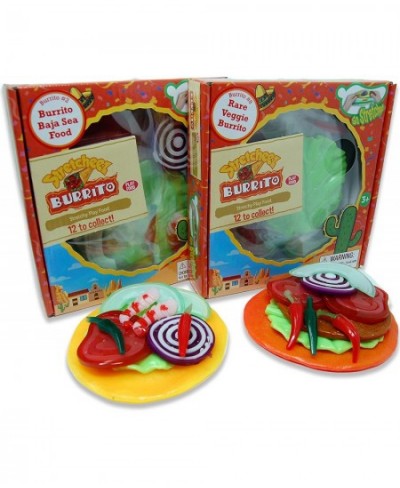 Stretcheez Burrito Two Pack - Play Food for Kids - Stretchy Pretend Food & Toppings - Mix & Match - Collect Them All - Works ...