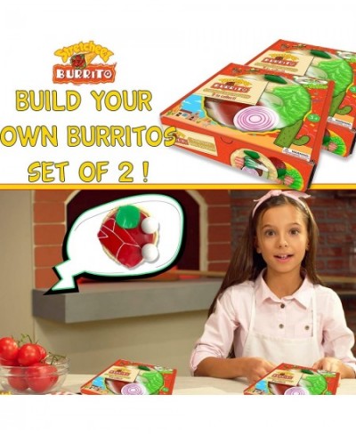 Stretcheez Burrito Two Pack - Play Food for Kids - Stretchy Pretend Food & Toppings - Mix & Match - Collect Them All - Works ...