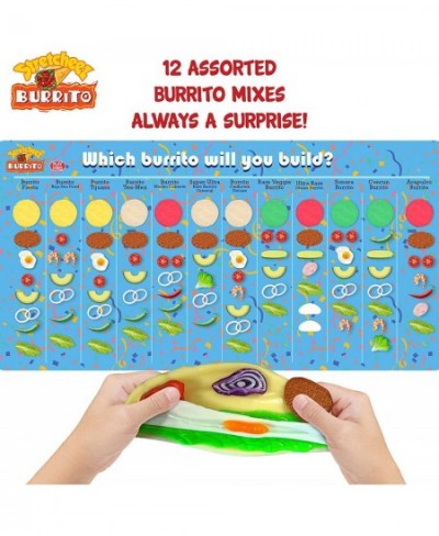 Stretcheez Burrito Two Pack - Play Food for Kids - Stretchy Pretend Food & Toppings - Mix & Match - Collect Them All - Works ...