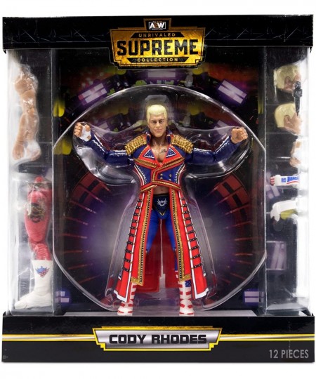 AEW Cody Rhodes UNRIVALED Supreme- 6-Inch Cody Rhodes Figure with Accessories $70.65 - Action Figures