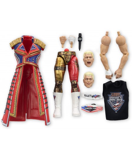 AEW Cody Rhodes UNRIVALED Supreme- 6-Inch Cody Rhodes Figure with Accessories $70.65 - Action Figures