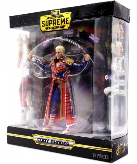 AEW Cody Rhodes UNRIVALED Supreme- 6-Inch Cody Rhodes Figure with Accessories $70.65 - Action Figures