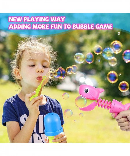 Bubble Wands for Kids & Shark Grabber Toys Leak Proof Bubble Wands for Toddler with 10packs Bubble concentrates $27.82 - Bubb...