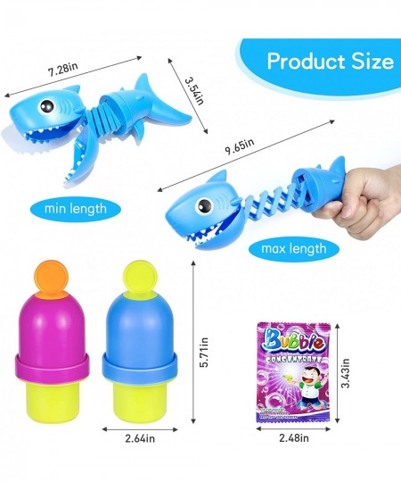 Bubble Wands for Kids & Shark Grabber Toys Leak Proof Bubble Wands for Toddler with 10packs Bubble concentrates $27.82 - Bubb...