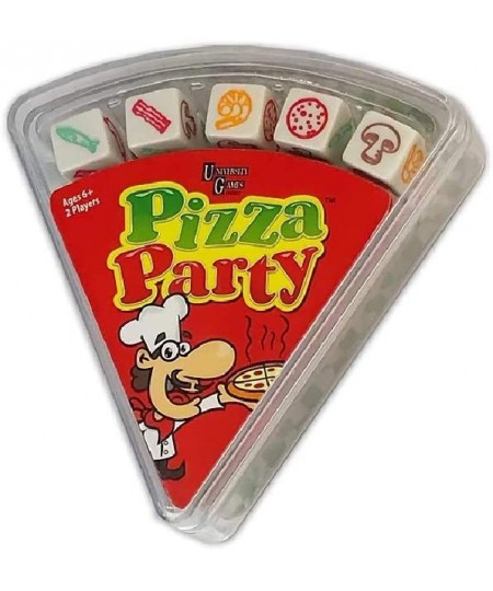 Pizza Party Dice Fast & Frantic Dice Game for Kids 2 player $18.27 - Game Accessories