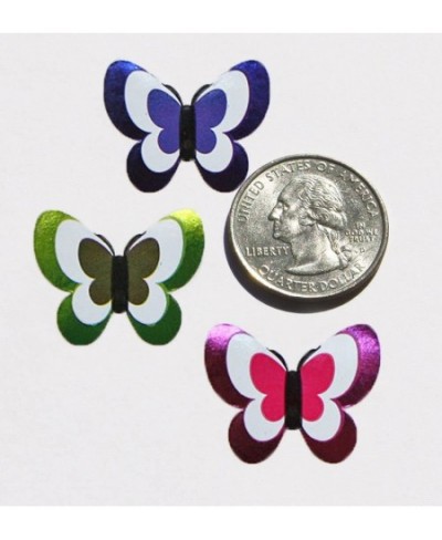 Butterfly Stickers for Kids in Metallic Colors - Butterflies Decorative Craft Sticker - 240 Pack $17.38 - Kids' Stickers