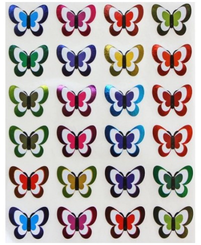 Butterfly Stickers for Kids in Metallic Colors - Butterflies Decorative Craft Sticker - 240 Pack $17.38 - Kids' Stickers