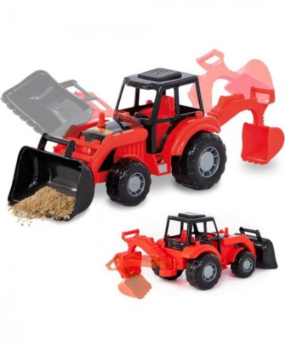 Excavator Toy for Boys - Backhoe Toy for Toddlers - Toy Bulldozer for Toddler - Toy Backhoe Sand Truck - Sandbox Toys by Pole...