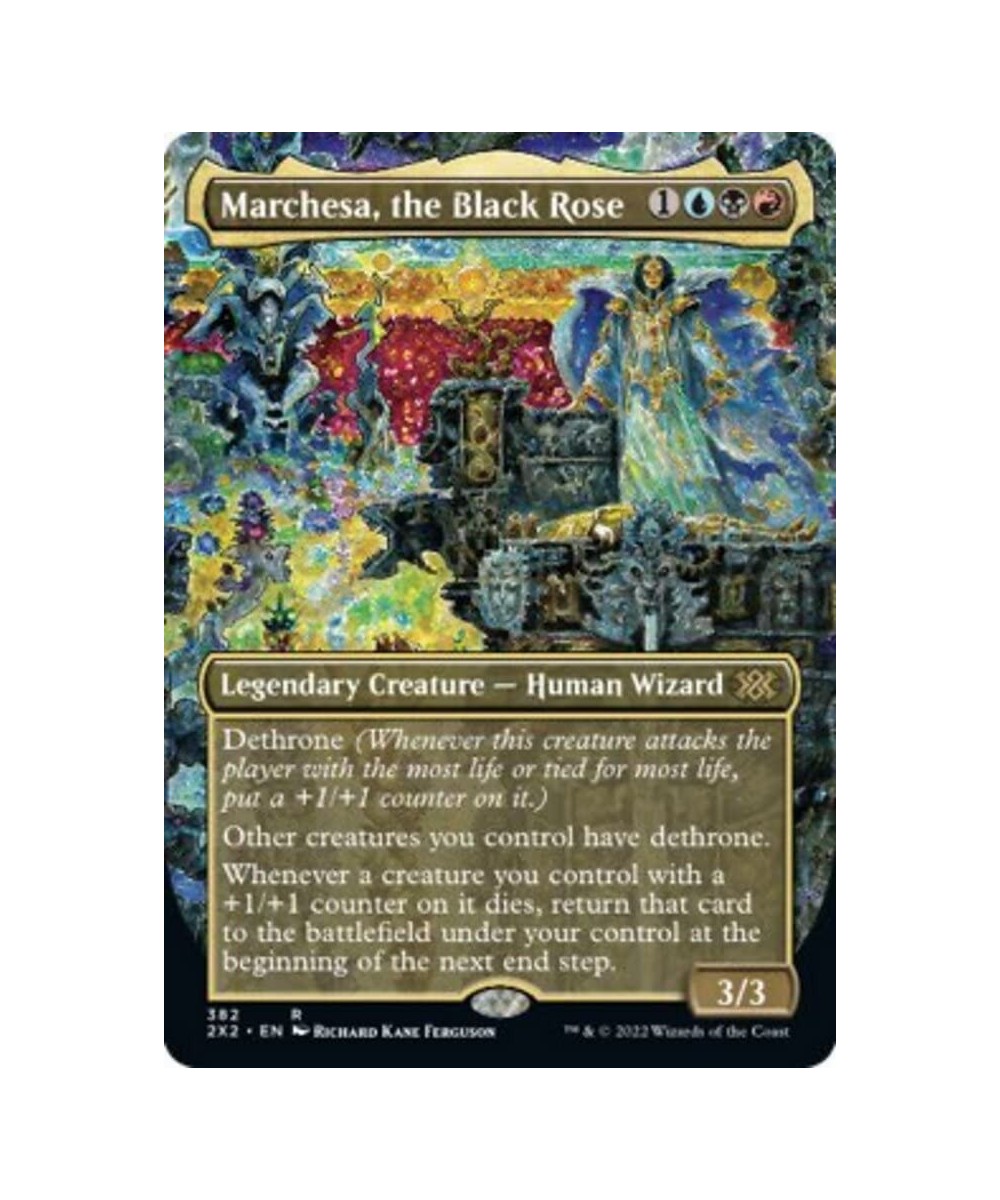 Magic: the Gathering - Marchesa The Black Rose (382) - Borderless - Foil - Double Masters 2022 $13.09 - Trading Cards & Acces...