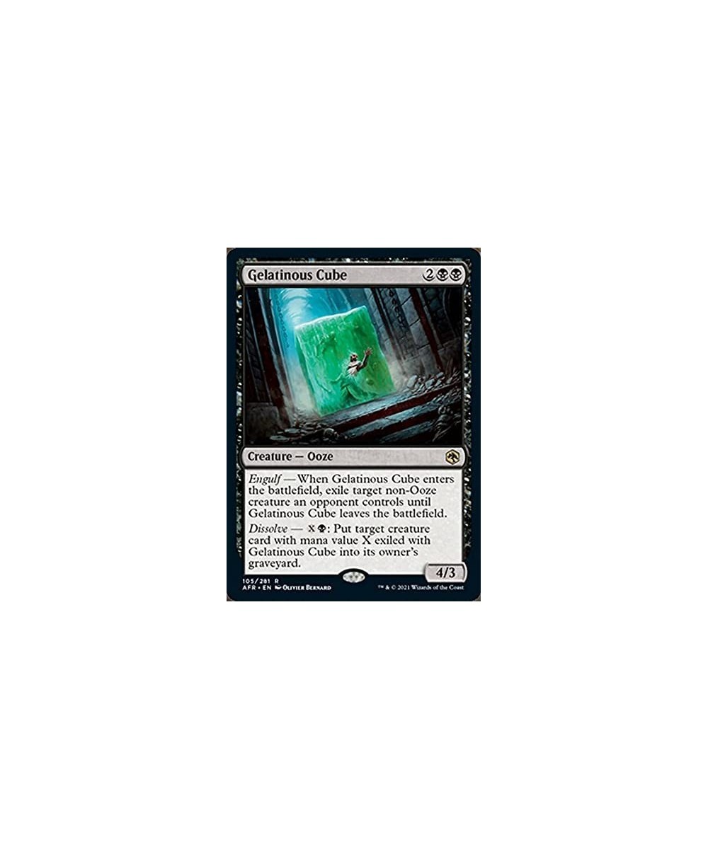 Magic: the Gathering - Gelatinous Cube (105) - Foil - Adventures in The Forgotten Realms $11.50 - Trading Cards & Accessories