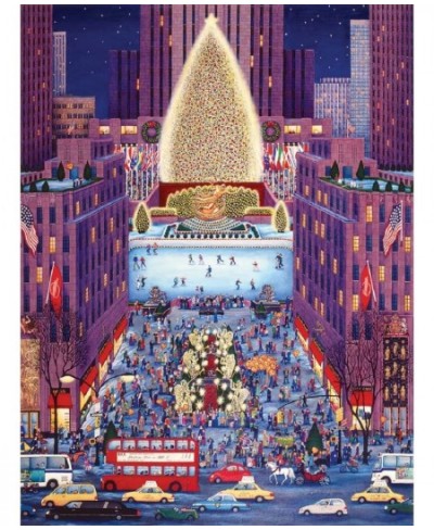 Rockefeller Center 500 pc Christmas Holiday Jigsaw Puzzle $31.79 - Jigsaw Puzzles