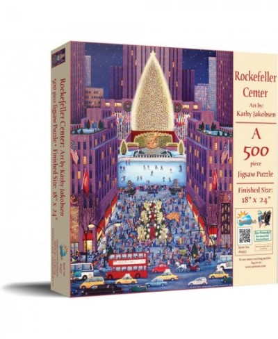 Rockefeller Center 500 pc Christmas Holiday Jigsaw Puzzle $31.79 - Jigsaw Puzzles