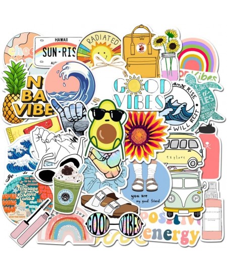 Cute Positive Stickers[Big-35pcs] Vsco Sticker for Laptop Cups Phone Case Computer PC Water Bottle Bike Folder Car Motorcycle...