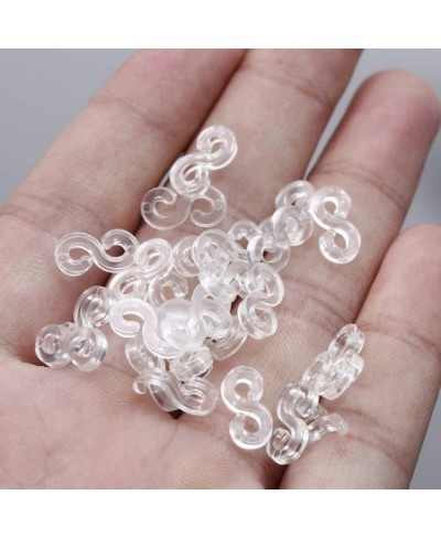 200 Pcs S Clips Rubber Band Clips Plastic Connectors Refills Bracelet Loom Clips for Loom Bracelets Rubber Bands Refill Kit $...