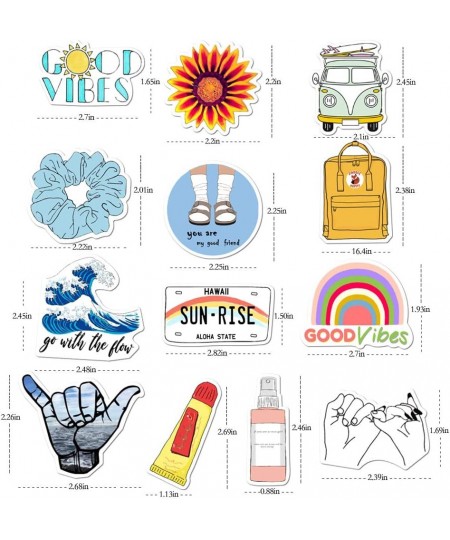 Cute Positive Stickers[Big-35pcs] Vsco Sticker for Laptop Cups Phone Case Computer PC Water Bottle Bike Folder Car Motorcycle...