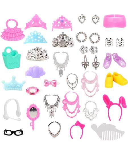 40 PCS Doll Accessory Bags Crown Necklace Comb for 11.5 inch Doll Xmas Gift $15.60 - Doll Accessories