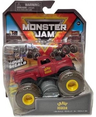 Monster Jams Vintage Retro Grave Digger 1:64 Scale Diecast Truck Series 23 $19.78 - Kids' Play Trucks