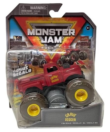 Monster Jams Vintage Retro Grave Digger 1:64 Scale Diecast Truck Series 23 $19.78 - Kids' Play Trucks