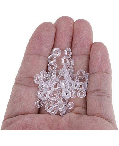 200 Pcs S Clips Rubber Band Clips Plastic Connectors Refills Bracelet Loom Clips for Loom Bracelets Rubber Bands Refill Kit $...