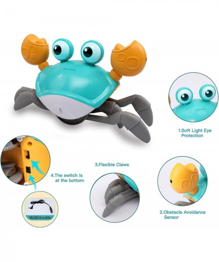 Baby Toys 6-9-12-18 Months Crawling Crab Toys for 1 Year old Boy Girl Gifts Early Education Learning Toy Walking Dancing/Musi...