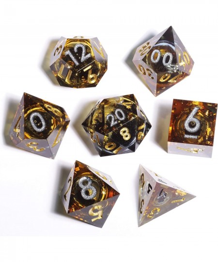 Liquid Core Dice DND Dice Set for TTRPG Dungeons and Dragons Handmade Sharp Edge DND Dice Set Polyhedral Dice (Ashbringer) $8...