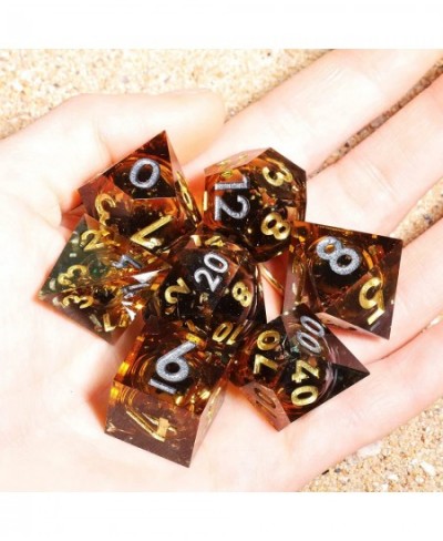 Liquid Core Dice DND Dice Set for TTRPG Dungeons and Dragons Handmade Sharp Edge DND Dice Set Polyhedral Dice (Ashbringer) $8...