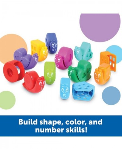 Snap-n-Learn Shape Snails - 20 Pieces Age 18+ Months Toddler Learning Activities Educational Toys Set Color Teaching Toys $33...