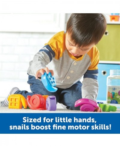 Snap-n-Learn Shape Snails - 20 Pieces Age 18+ Months Toddler Learning Activities Educational Toys Set Color Teaching Toys $33...