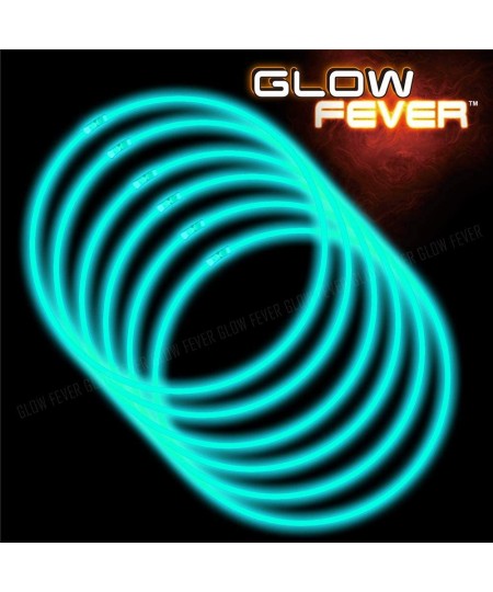 Glow Sticks Bulk 100ct 22'' Glow Necklaces with Connectors for Party Festivals Raves Birthday Wedding Aqua $62.10 - Kids' Dre...