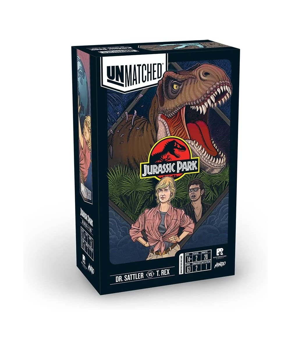 Unmatched: Jurassic Park Dr. Sattler vs. T. Rex Black $49.26 - Board Games