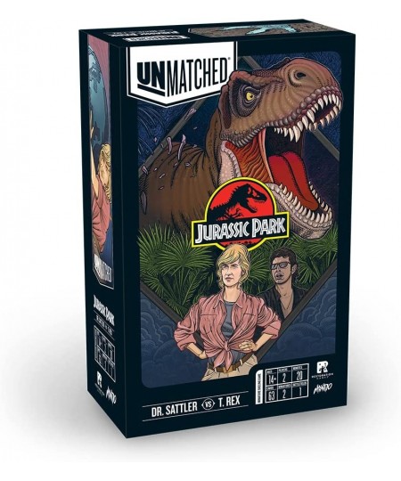 Unmatched: Jurassic Park Dr. Sattler vs. T. Rex Black $49.26 - Board Games