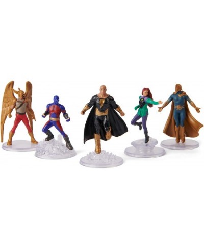 DC Comics Black Adam Justice Society Set 5-Pack 2-Inch Action Figures with Stands Black Adam Movie Collectible Kids Toys Ages...