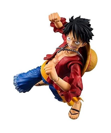 TYGHHNJD One Piece Luffy Action Figures Movable Joints Face Change Anime Figure PVC Statue Decoration Toy Model Computer Desk...