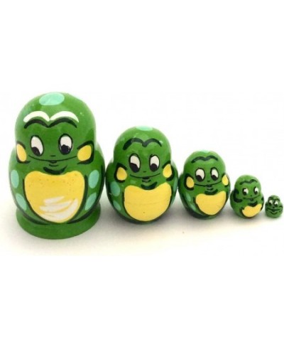 Miniature Collection 1.25" Small Mini Frog Nesting Dolls Russian Hand Painted 5 Piece Set / The Smallest Doll in The World $5...