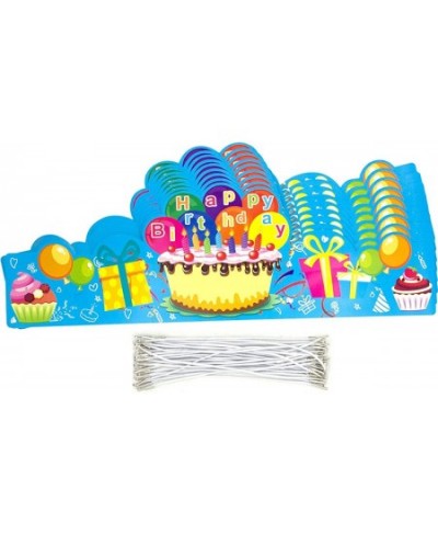 Birthday Crowns for Kids Family Birthday Classroom School VBS Party Supplies Pack of 30 $17.53 - Kids' Party Hats