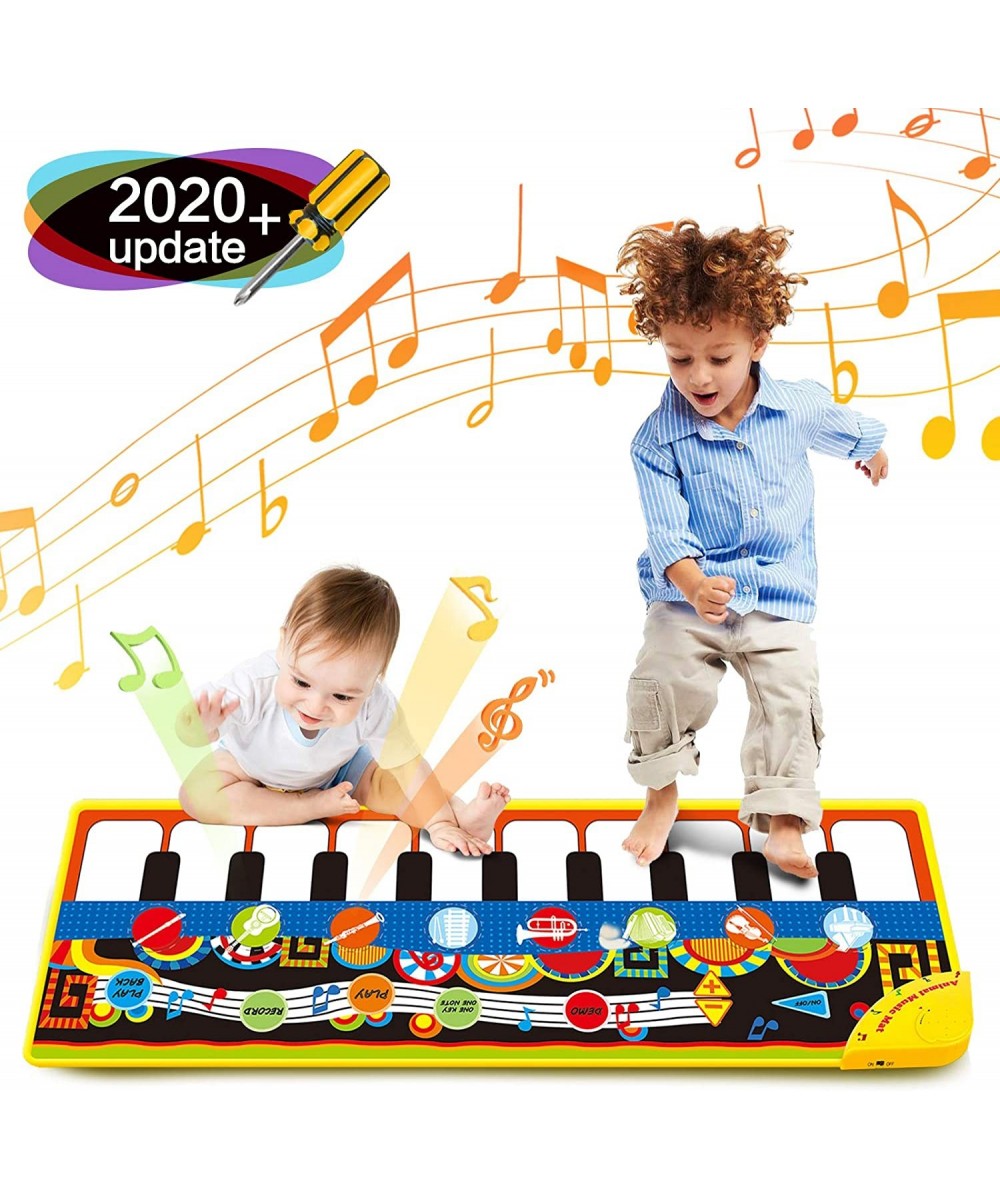 Musical?Piano Mat 19?Keys?Piano Keyboard Play Mat?Kids?Early Education Music Toys?Music Mat?Build-in Speaker & Recording?Touc...