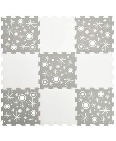 EVA Foam Puzzle Play Mat for Toddlers Kids and Children| White Starry Sky Style Interlocking Tile for Floor and Room Decor - ...