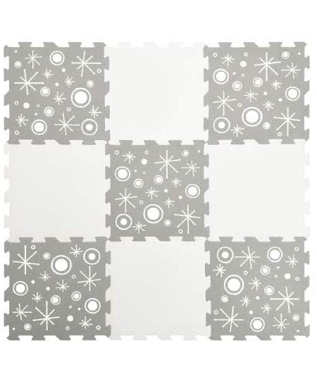 EVA Foam Puzzle Play Mat for Toddlers Kids and Children| White Starry Sky Style Interlocking Tile for Floor and Room Decor - ...