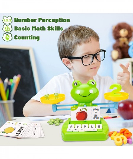 Preschool Learning Activities Educational Toys for 3 4 5 6 7 Year Old Boys Girls Toddlers Kids Frog Balance Math Number Count...