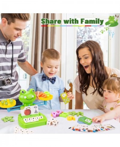 Preschool Learning Activities Educational Toys for 3 4 5 6 7 Year Old Boys Girls Toddlers Kids Frog Balance Math Number Count...