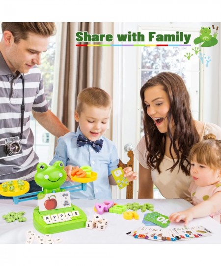 Preschool Learning Activities Educational Toys for 3 4 5 6 7 Year Old Boys Girls Toddlers Kids Frog Balance Math Number Count...