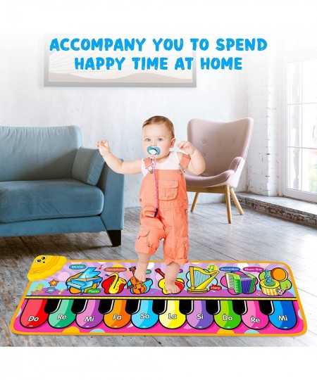 Baby Musical Piano Mats Kids Musical Toys Child Floor Piano Keyboard Mat 7 Instrument Sounds Blanket Musical Touch Playmat Ga...