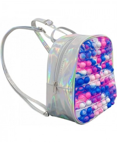 Large Pop Backpack Purse for Girls Kids School Fidget Pop Shoulder Bag Push Pop Fidget Toy Party Favors Pop Fidget Bag Handba...