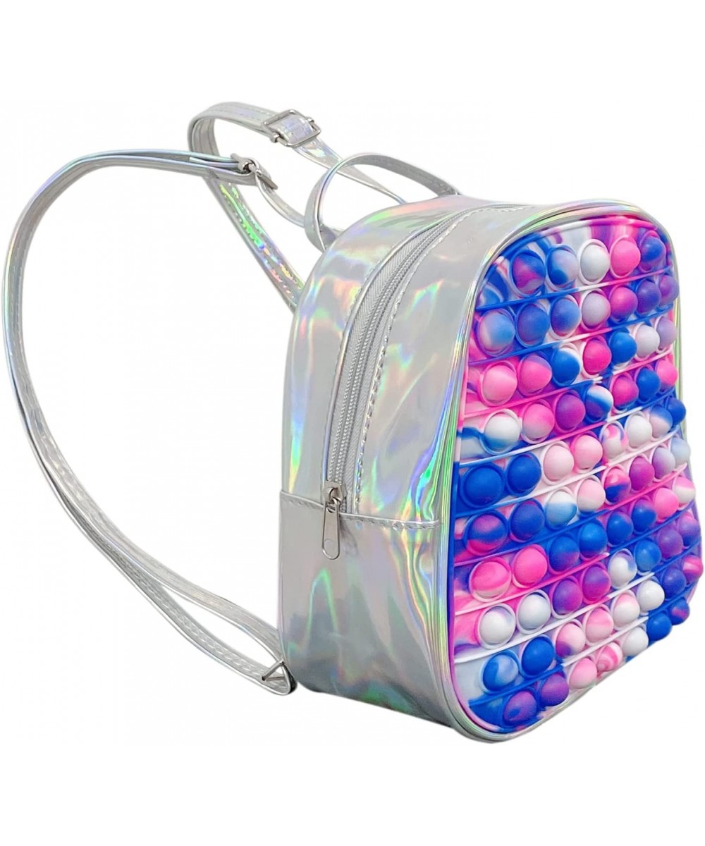 Large Pop Backpack Purse for Girls Kids School Fidget Pop Shoulder Bag Push Pop Fidget Toy Party Favors Pop Fidget Bag Handba...