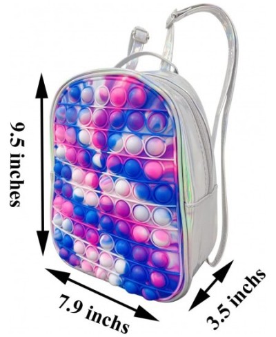 Large Pop Backpack Purse for Girls Kids School Fidget Pop Shoulder Bag Push Pop Fidget Toy Party Favors Pop Fidget Bag Handba...