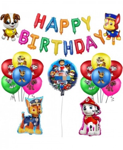 puppy birthday party balloon set patrol theme party decoration supplies for boys and girls children Chase Marshall Rocky (18 ...